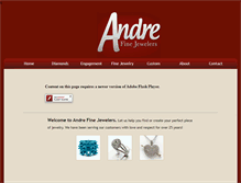 Tablet Screenshot of andrefinejewelers.com